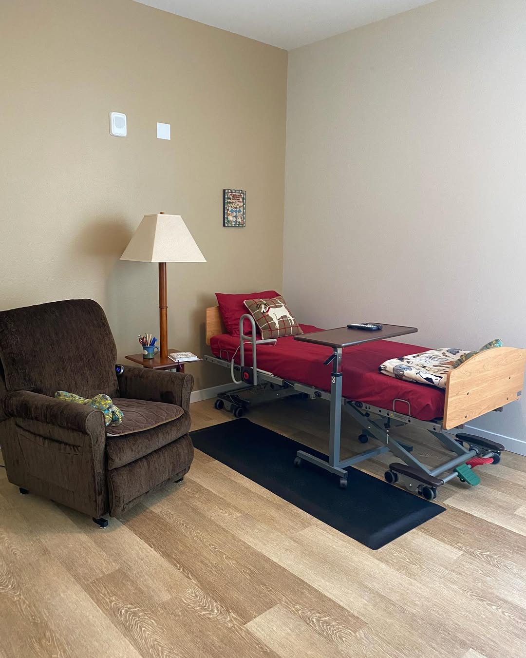 Beautiful organized space after decluttering